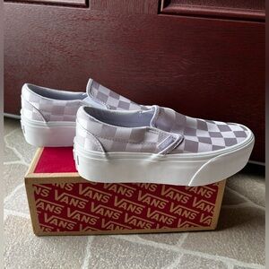 Vans Classic Slip-On Stackform Checkerboard Sneaker